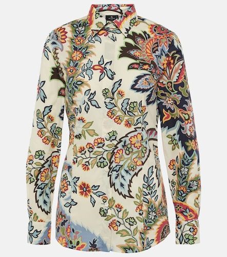 Camicia in misto cotone con stampa - Etro - Modalova