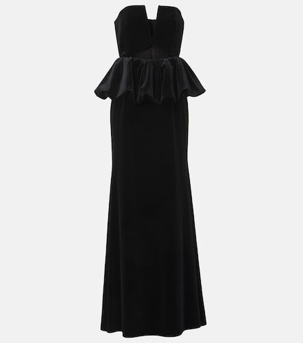 Self-Portrait Bustier-Robe aus Samt - Self-Portrait - Modalova