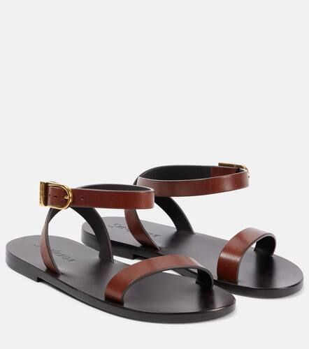 Sahara leather sandals - Saint Laurent - Modalova