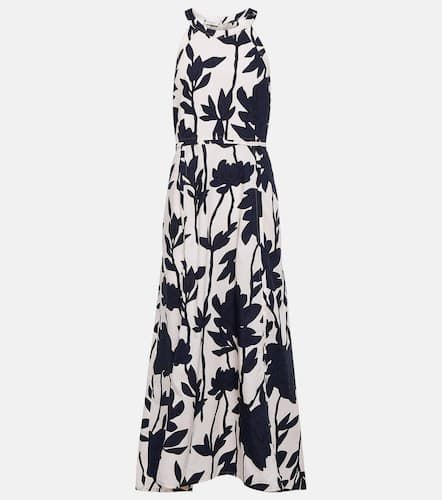 Floral cotton midi dress - Brunello Cucinelli - Modalova