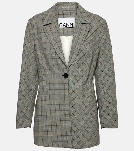 Ganni Checked blazer - Ganni - Modalova