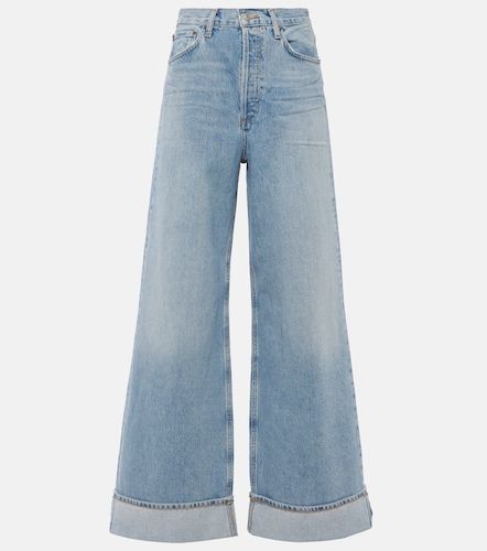 Jeans Dame a gamba larga e vita alta - Agolde - Modalova