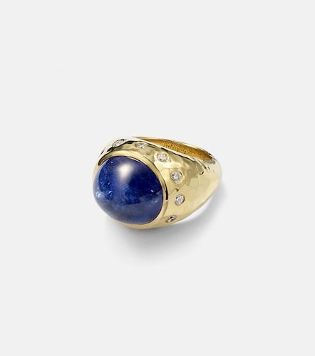 Anello Blossom in 18kt con tanzanite e diamanti - Octavia Elizabeth - Modalova