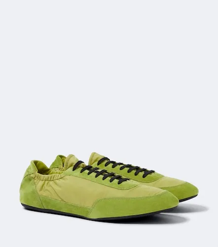 Collapse Re-Nylon and suede sneakers - Prada - Modalova