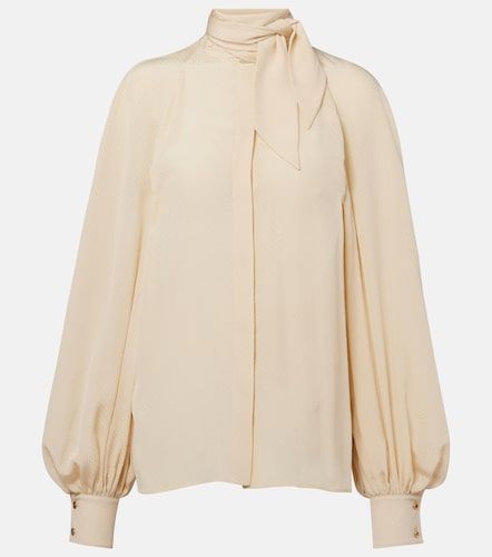 Blusa Valmy de seda con lazada - Loro Piana - Modalova