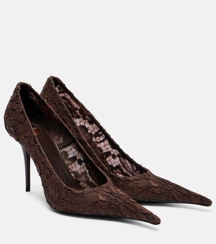 Pumps Thierry 95 in pizzo - Saint Laurent - Modalova