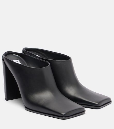 Alaia 90 leather mules - Alaia - Modalova