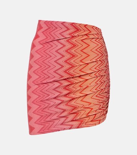 Minifalda de lamé en zigzag - Missoni - Modalova