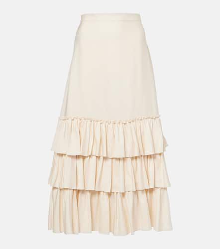 Valentino Ruffled silk maxi skirt - Valentino - Modalova