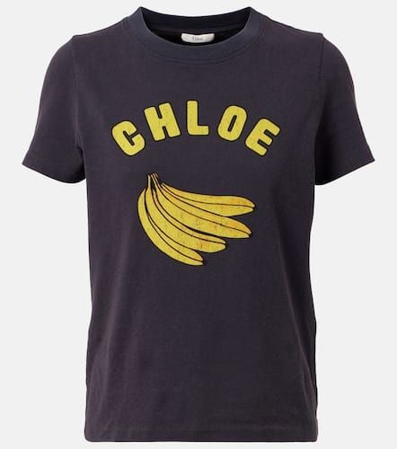 ChloÃ© Logo cotton jersey T-shirt - Chloe - Modalova