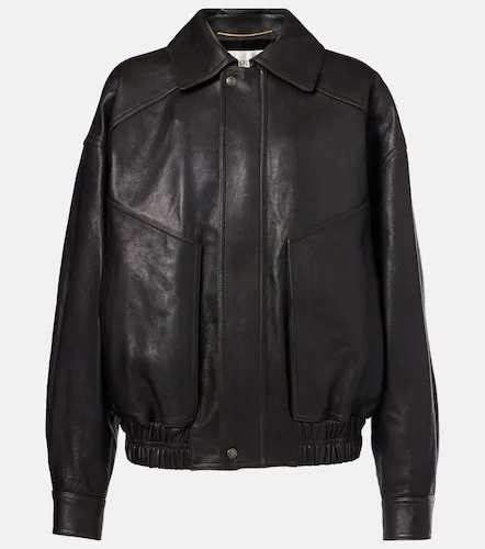 Saint Laurent Lederjacke - Saint Laurent - Modalova