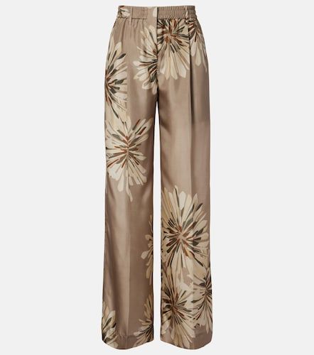 Weite Hose aus Seide - Brunello Cucinelli - Modalova