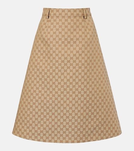 Gucci GG Canvas midi skirt - Gucci - Modalova