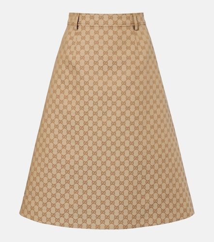 Gucci GG Canvas midi skirt - Gucci - Modalova