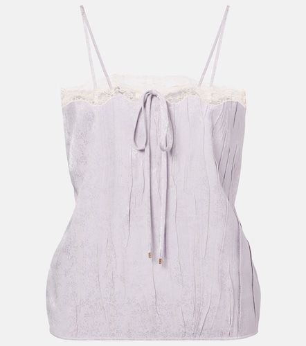 Chloé Top de seda con encaje - Chloe - Modalova