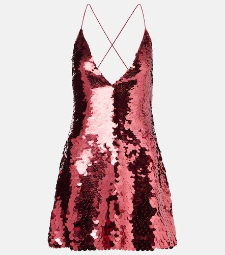 Sequined open-back minidress - Alex Perry - Modalova