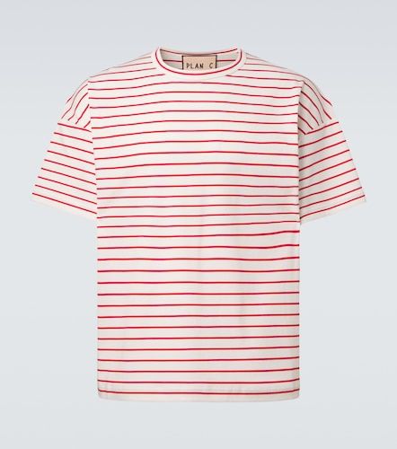 Plan C Camiseta de algodón a rayas - Plan C - Modalova