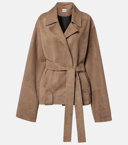 Khaite Alder belted suede jacket - Khaite - Modalova