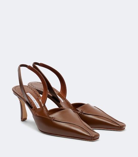 Cleo leather slingback pumps - Manolo Blahnik - Modalova