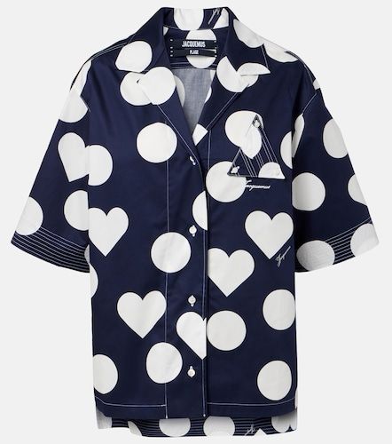 Camisa Marin de popelín de algodón con lunares - Jacquemus - Modalova