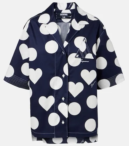Marin polka-dot cotton poplin shirt - Jacquemus - Modalova