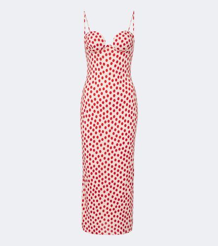 Alaia Polka-dot jersey midi dress - Alaia - Modalova