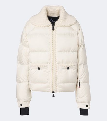 Wool-trimmed down ski jacket - Moncler Grenoble - Modalova