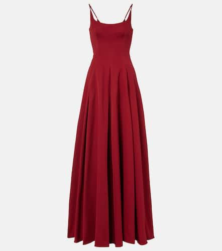 Staud Joy pleated cotton-blend gown - Staud - Modalova
