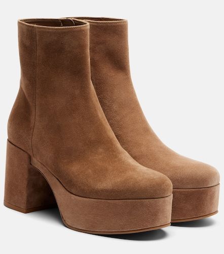 Sally suede platform ankle boots - Gianvito Rossi - Modalova