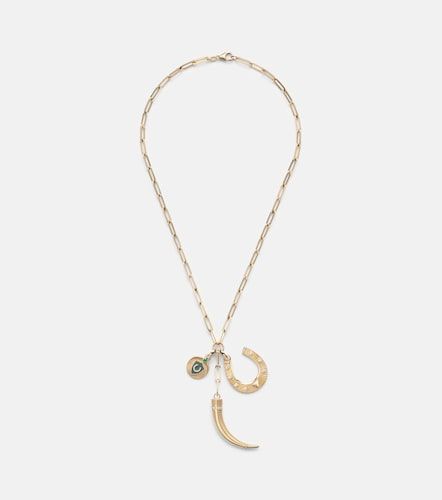 Collar Protection de oro de 18 ct con diamantes - FoundRae - Modalova