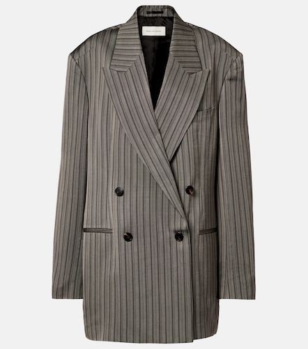 Striped double-breasted oversized blazer - Dries Van Noten - Modalova