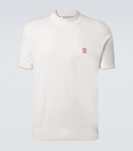 Camiseta de jersey de algodón - Brunello Cucinelli - Modalova