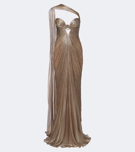 Vestido de fiesta bustier Morgan de seda - Maria Lucia Hohan - Modalova