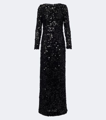Abito lungo con paillettes - Oscar de la Renta - Modalova