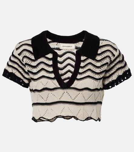 Top cropped Coco in misto cotone traforato - Bananhot - Modalova