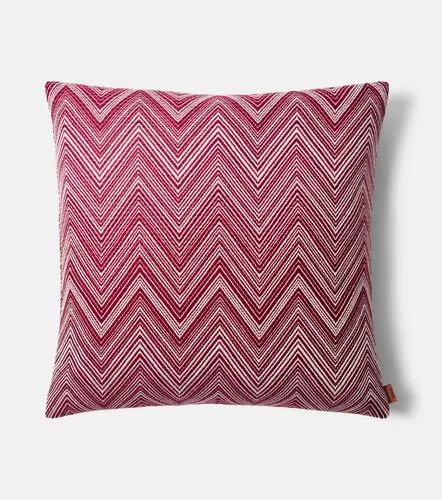 Cojín Timmy de lana y algodón en zigzag - Missoni - Modalova