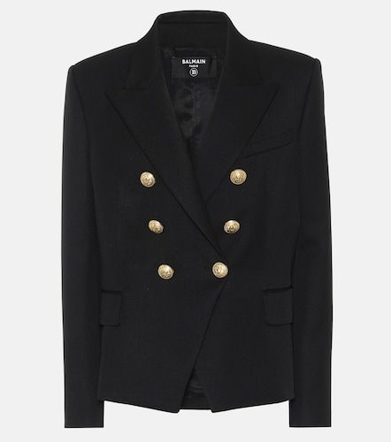 Balmain Blazer cruzado de lana - Balmain - Modalova