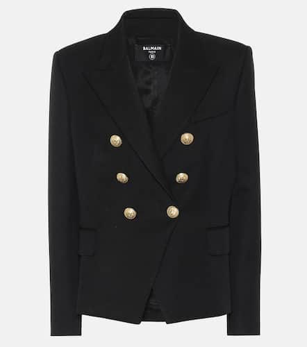 Balmain Double-breasted wool blazer - Balmain - Modalova