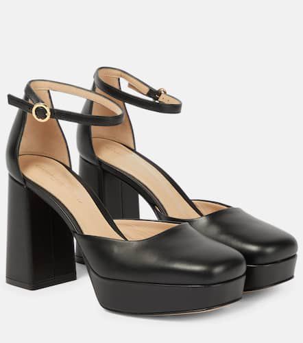 Basette leather platform pumps - Gianvito Rossi - Modalova