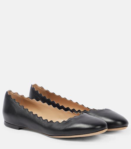 Chloé Lauren leather ballet flats - Chloe - Modalova