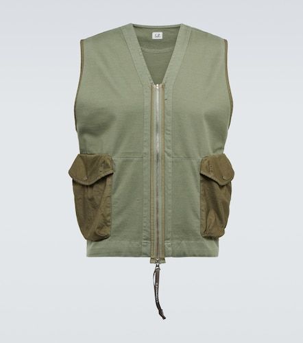 Chaleco de jersey de algodón - C.P. Company - Modalova