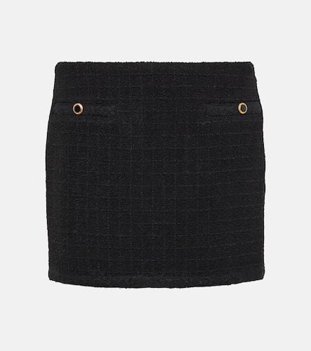 Checked tweed miniskirt - Alessandra Rich - Modalova