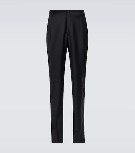 Wool and cashmere slim pants - Giorgio Armani - Modalova