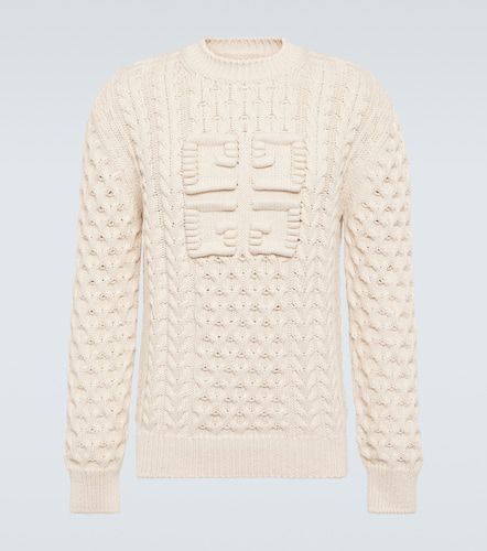 G cable-knit cotton-blend sweater - Givenchy - Modalova