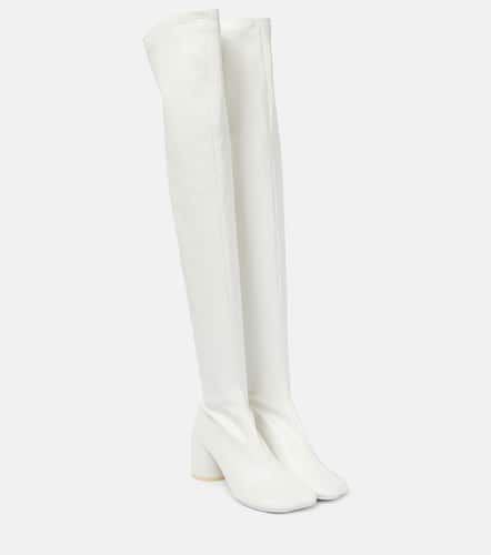 Anatomic faux leather over-the-knee boots - MM6 Maison Margiela - Modalova