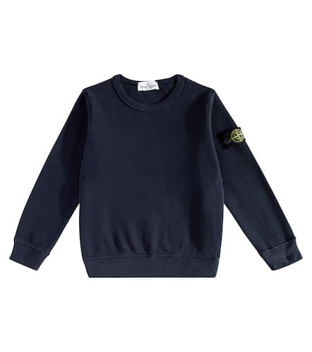 Compass cotton jersey sweatshirt - Stone Island Junior - Modalova