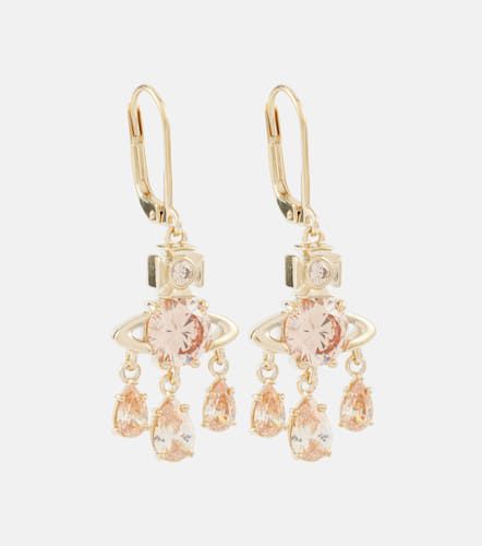 Joaquina crystal-embellished drop earrings - Vivienne Westwood - Modalova