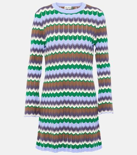 Mylene chevron cotton minidress - Rixo - Modalova