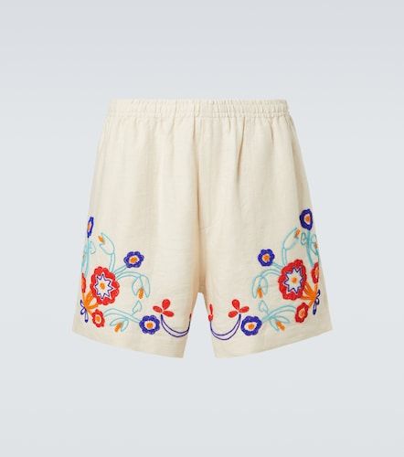 Bermudas Garden Party de lino con cuentas - Bode - Modalova