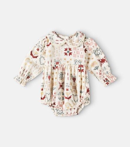 Bebé - body Cora de mezcla de lino floral - Rylee + Cru - Modalova